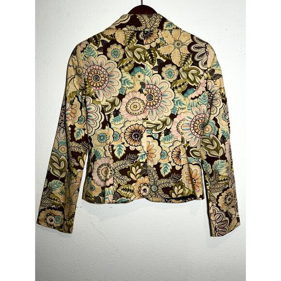 Work to Weekend Women's Colorful Blazer Size 4 - Picture 3 of 5